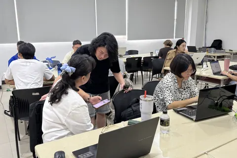 巴哥授課現場:工作坊實作