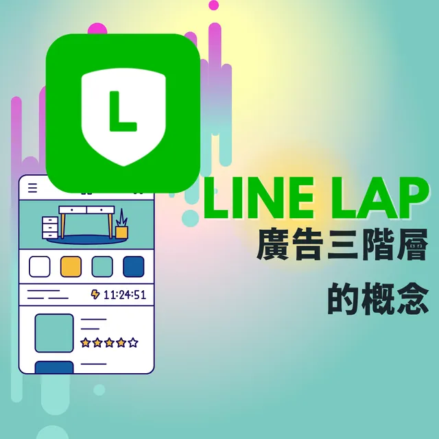 LINE LAP 廣告三階層的概念